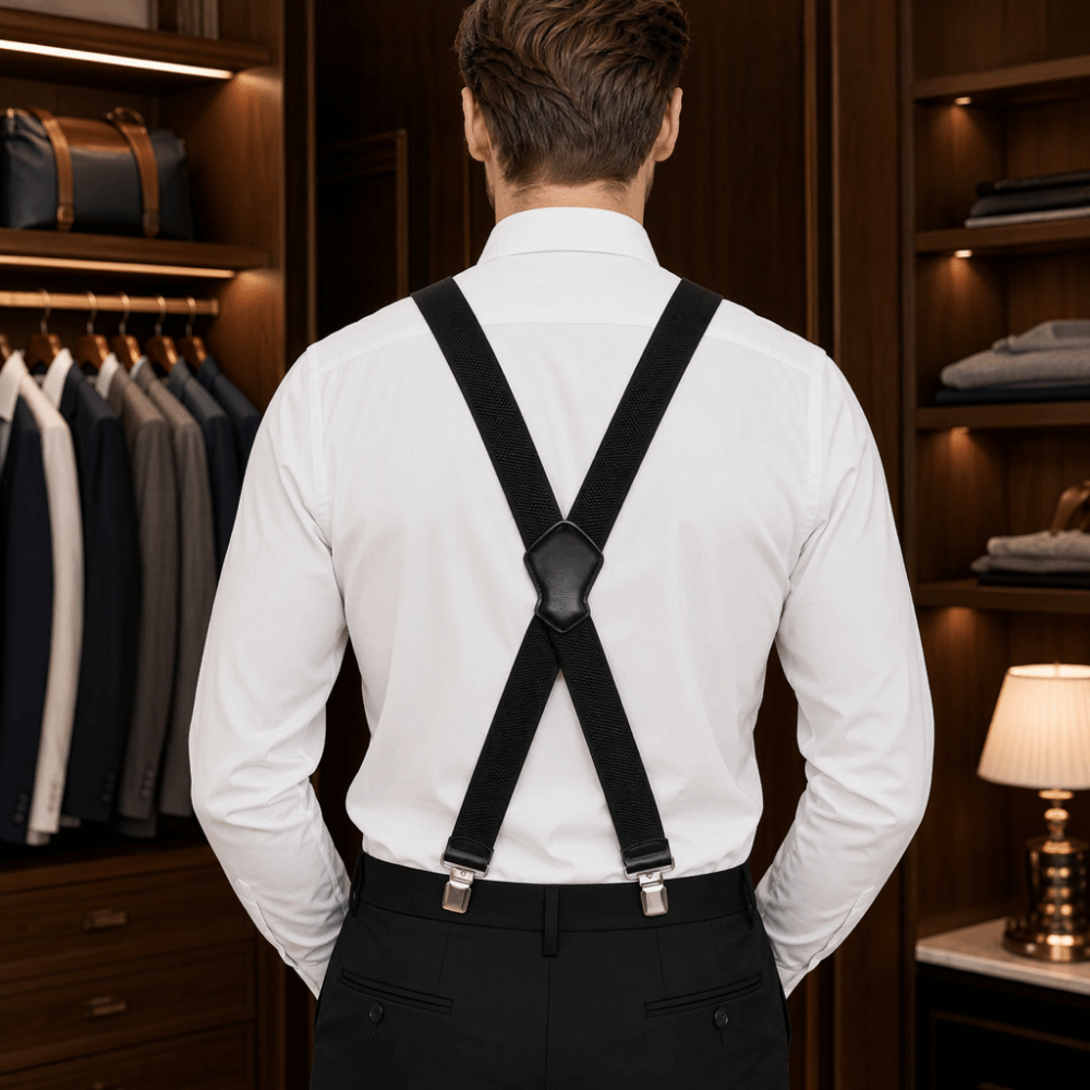 Suspender Clip Formal - Nuevas Tirantes Elásticas Resistentes de Tela