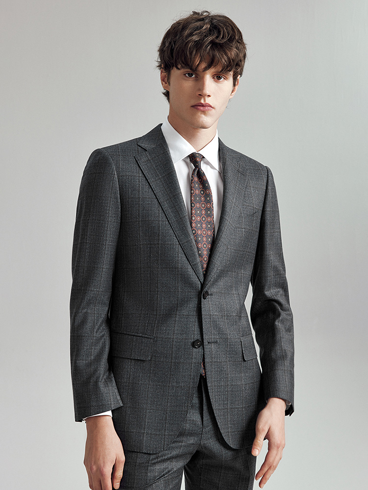 Men Formal Wear Fashion - Trajes de lana 100% para hombre,