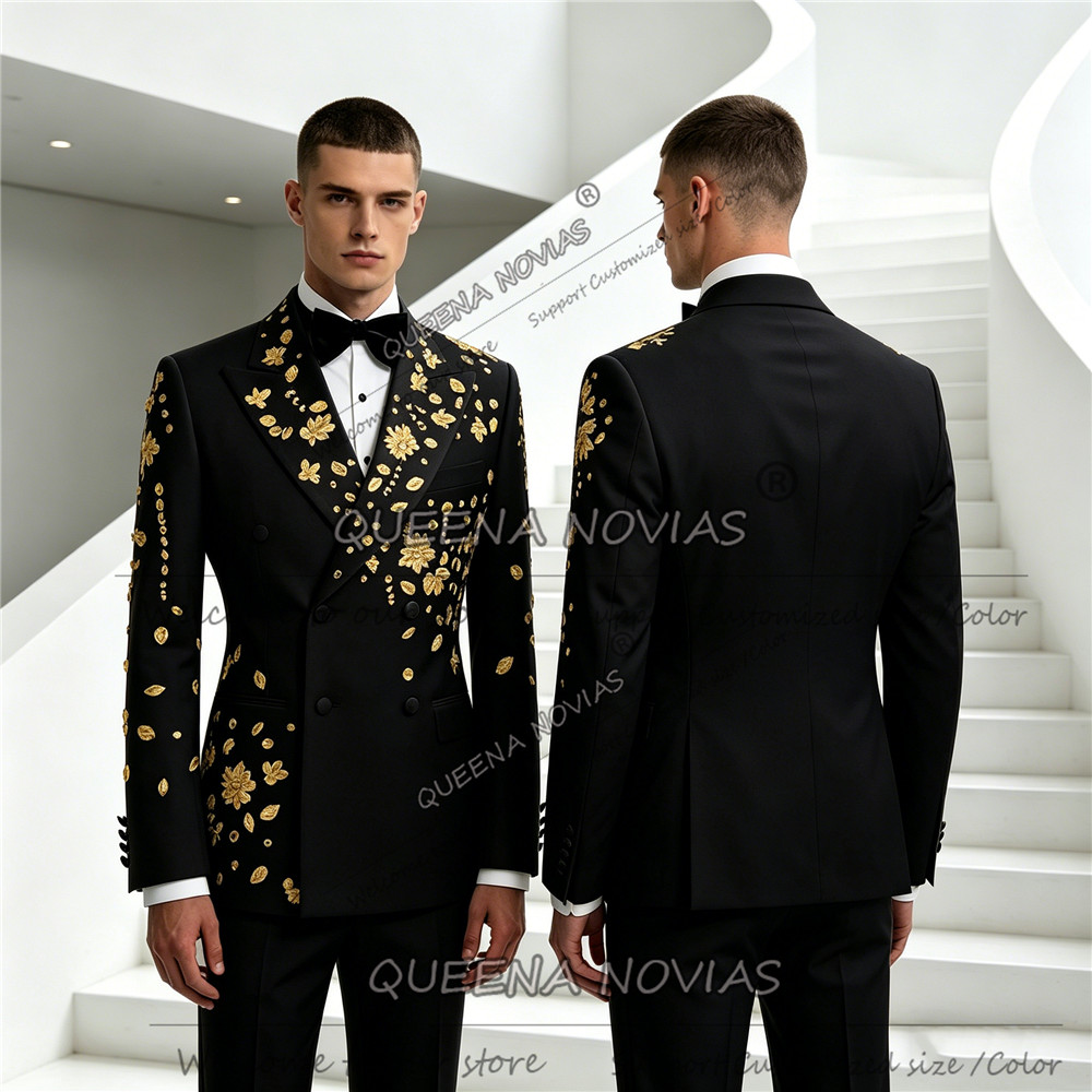Men'S Formal Wear Jewelry - Traje exclusivo para hombre para boda,