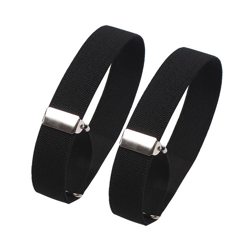 Suspender Clip Formal - Brazaletes elásticos para camisa, liga para