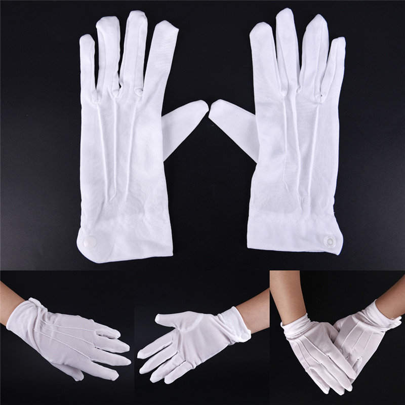 Formal Wear Gloves Men - 1 par de guantes formales blancos