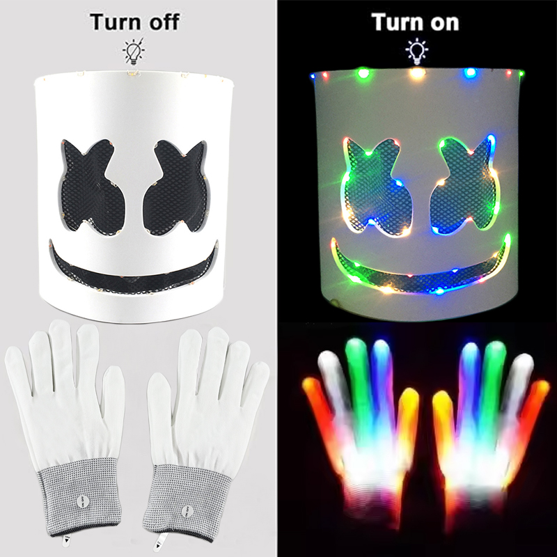 Formal Wear Gloves Men - Máscara y guantes con luz Led