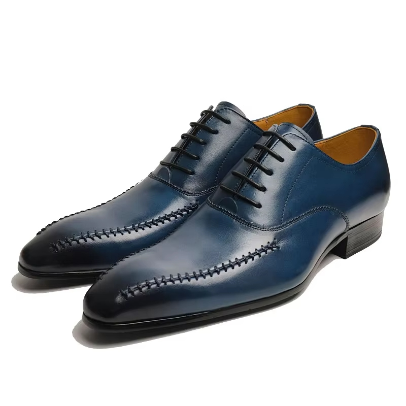 Men Formal Wear Fashion - Zapatos de vestir de cuero genuino
