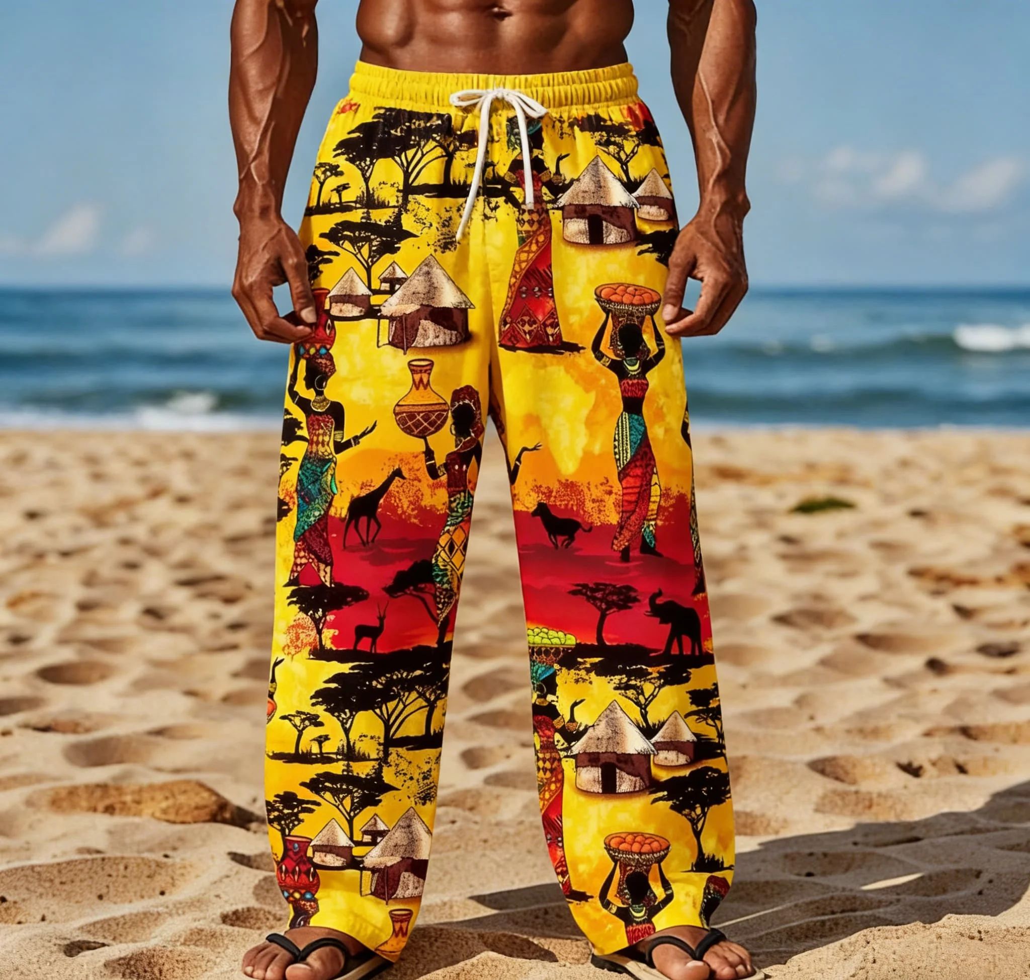 Pantalones de Hombre 2026, Pan - Men'S Formal Beach Wear reseña y precio