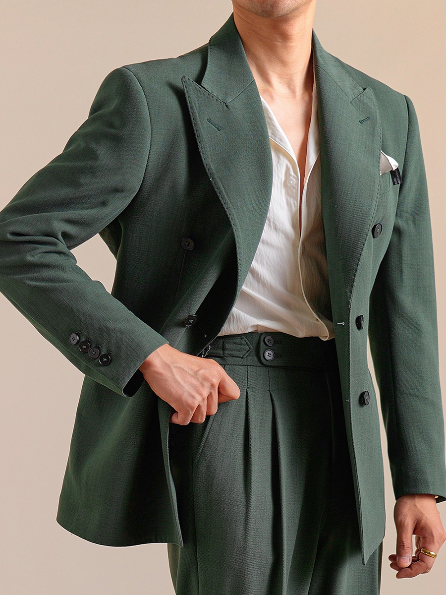 10% lana 12% Modal trajes para - Men Formal Wear Fashion reseña y precio