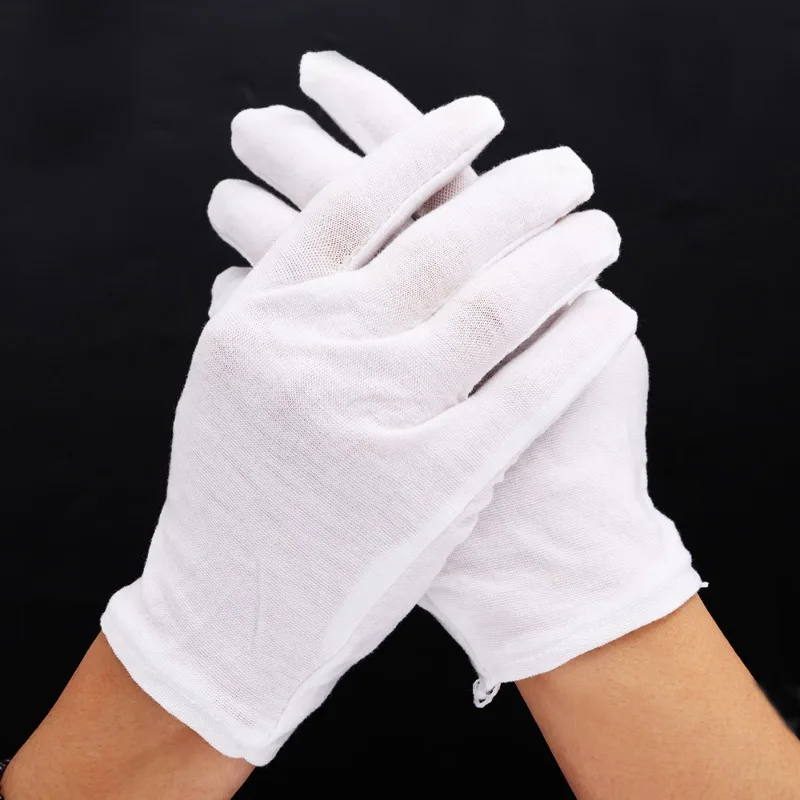 1 par de guantes de algodón bl - Formal Wear Gloves Men reseña y precio