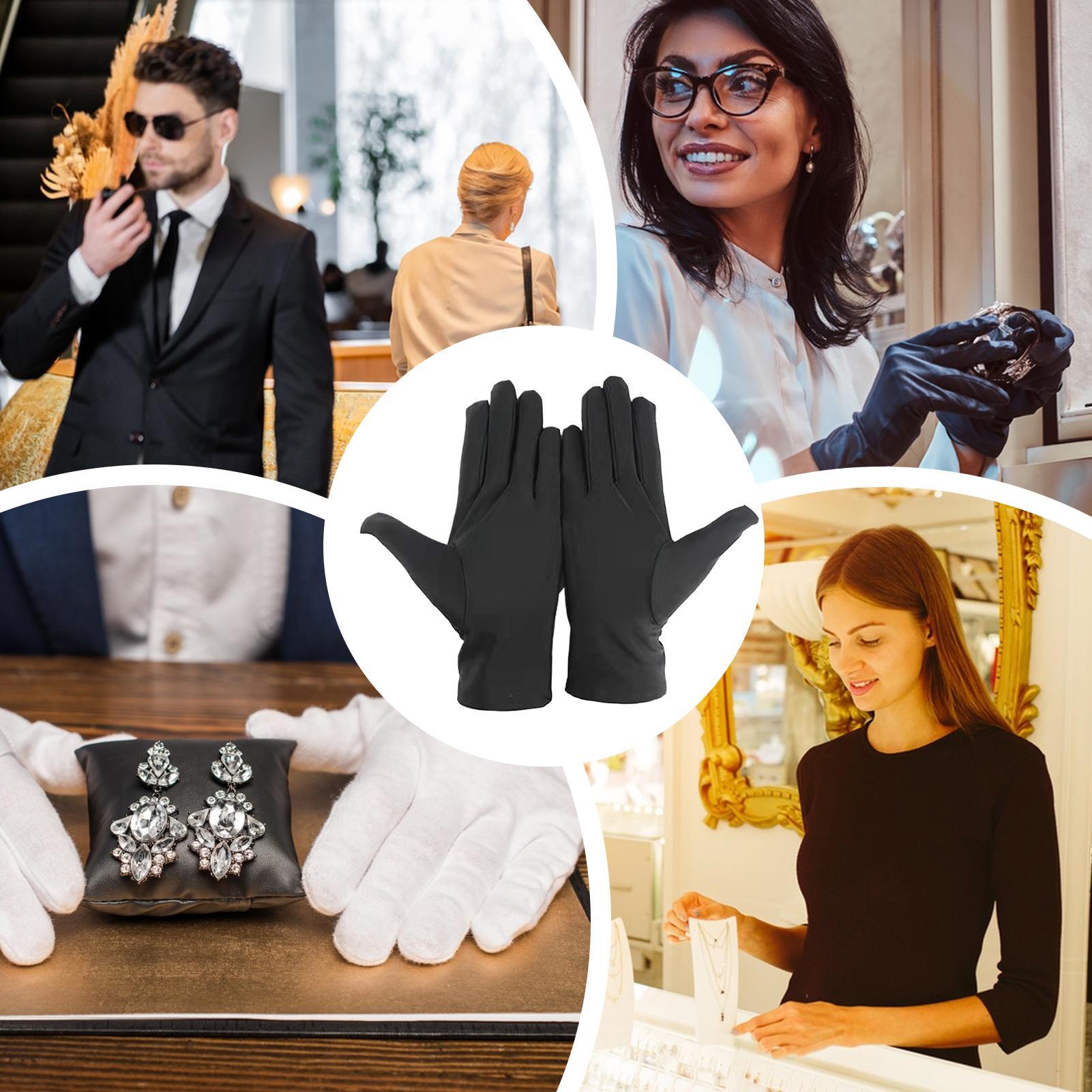 1 par de guantes prácticos par - Formal Wear Gloves Men reseña y precio