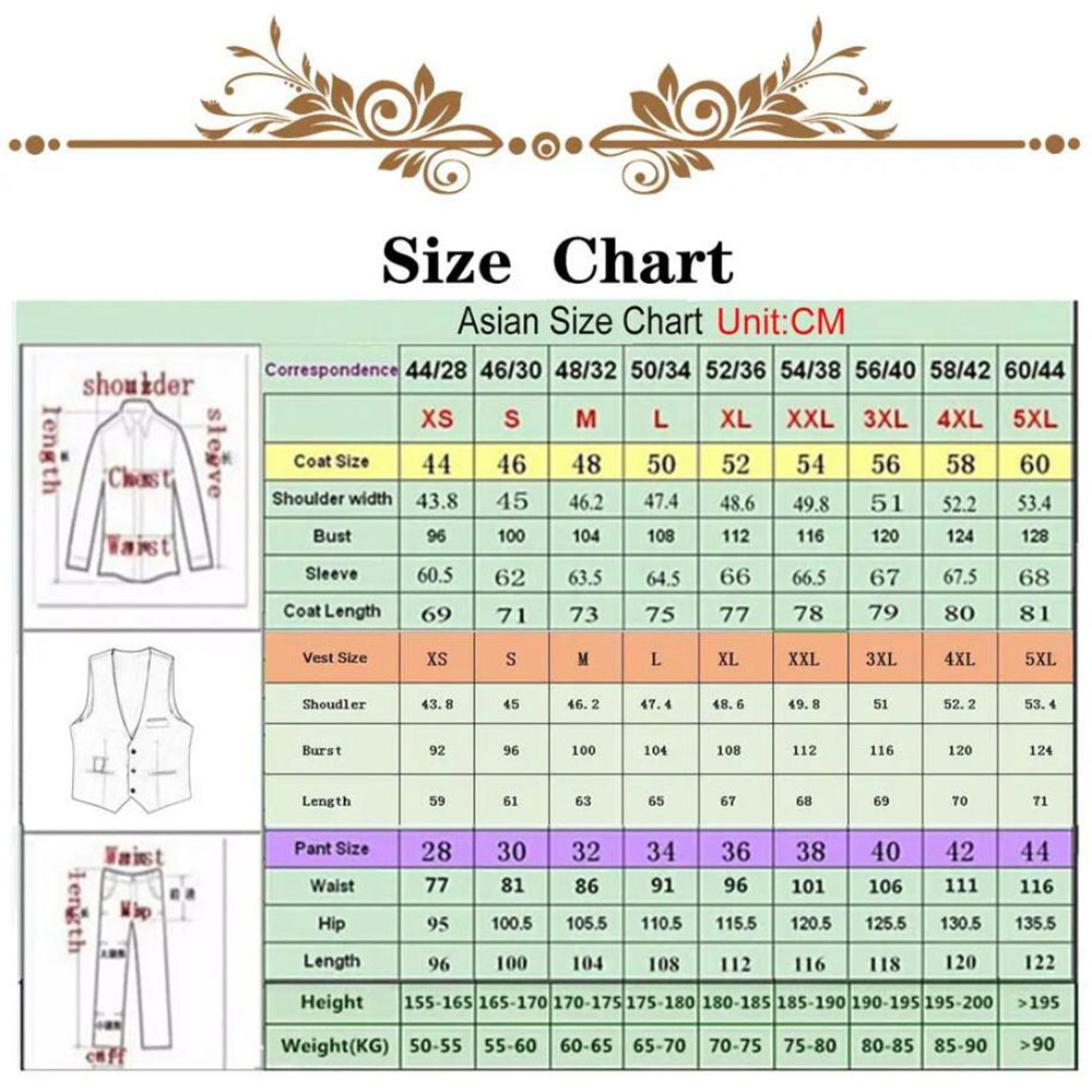Trajes de Hombre con Cuentas y - Men Formal Wear Fashion reseña y precio