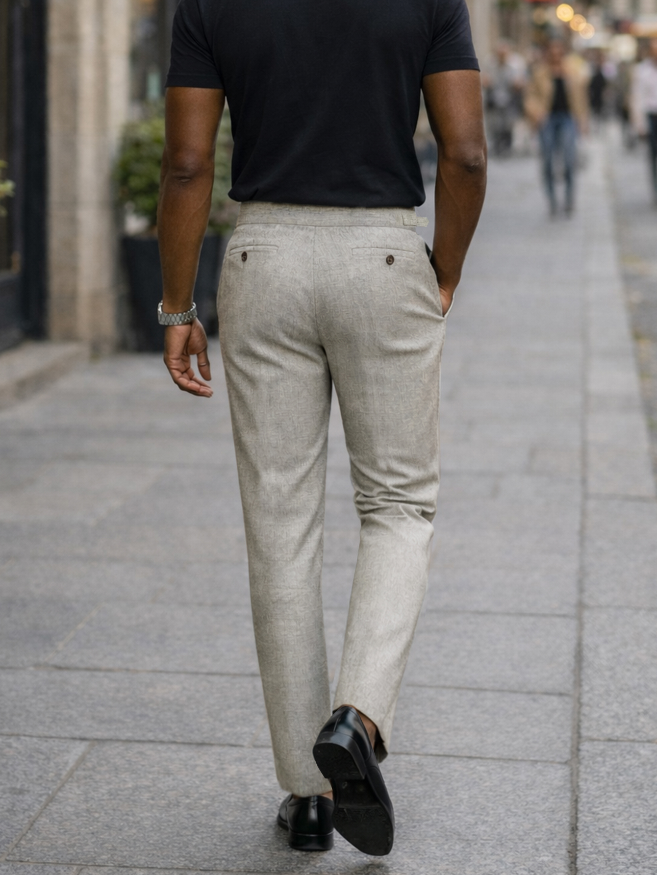 Pantalones Formales de Lino de - Men Formal Wear Without Suit reseña y precio