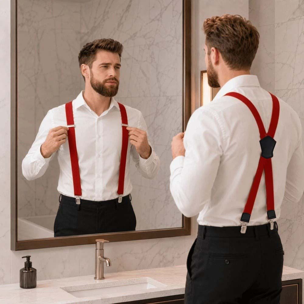 Tirantes elásticos de alta res - Suspender Clip Formal reseña y precio