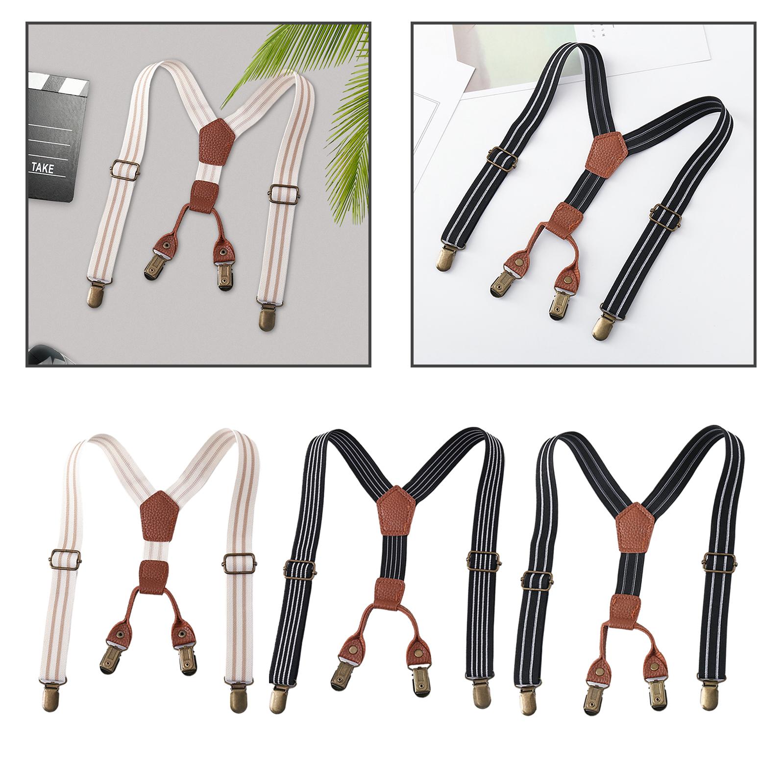 Tirantes de cuero para niños,  - Suspender Clip Formal reseña y precio