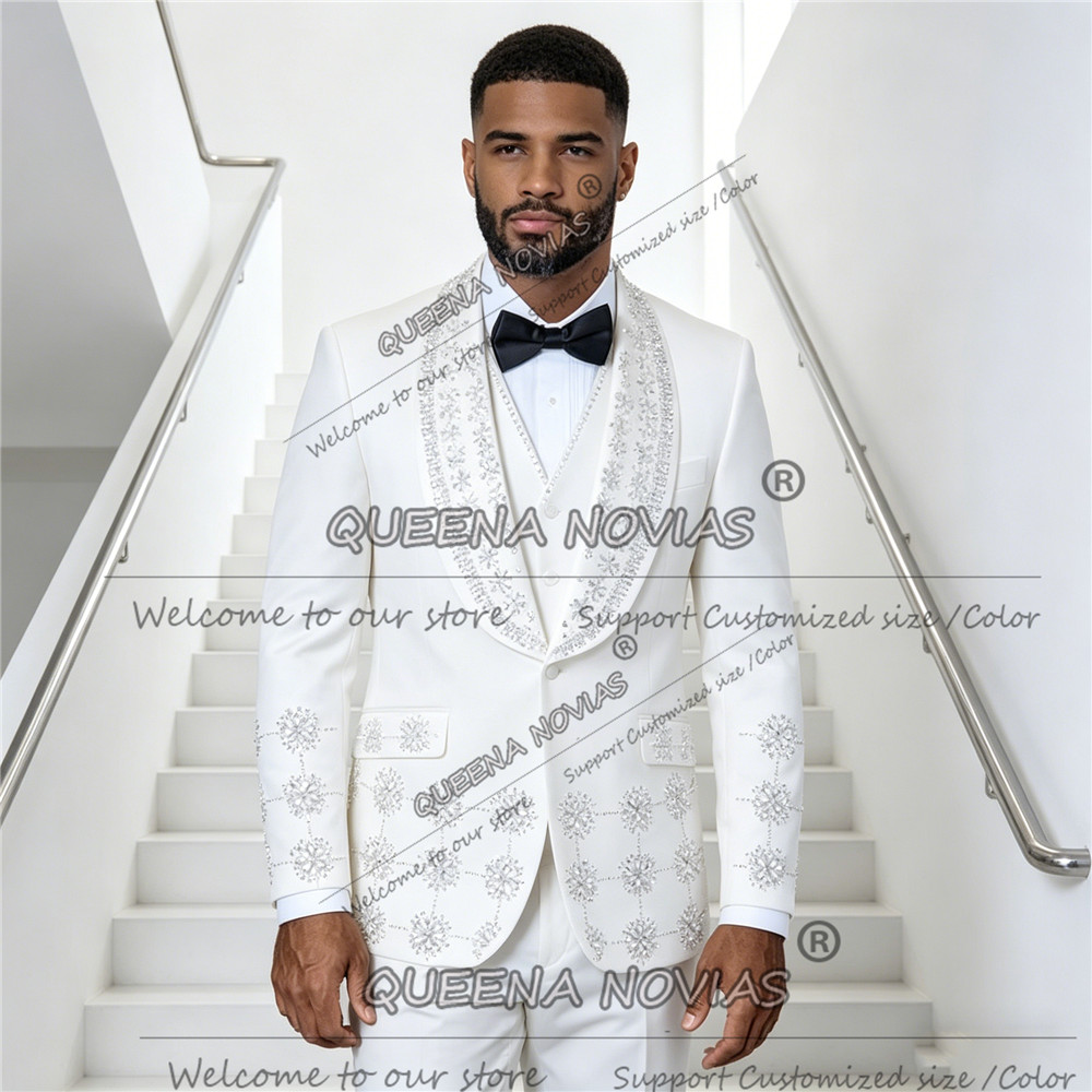Traje Blanco Exclusivo para Ho - Men'S Formal Wear Jewelry reseña y precio