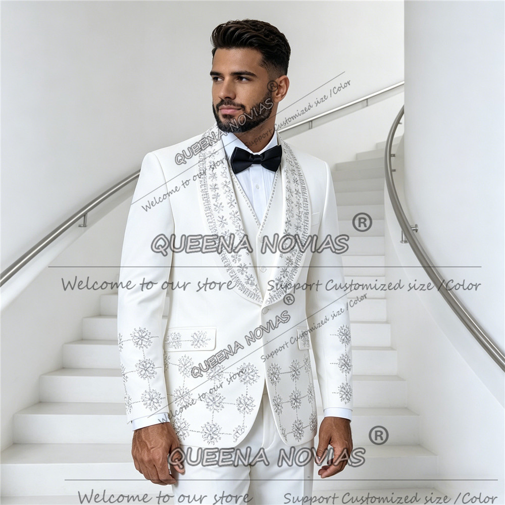 Traje Blanco Exclusivo para Ho - Men'S Formal Wear Jewelry reseña y precio