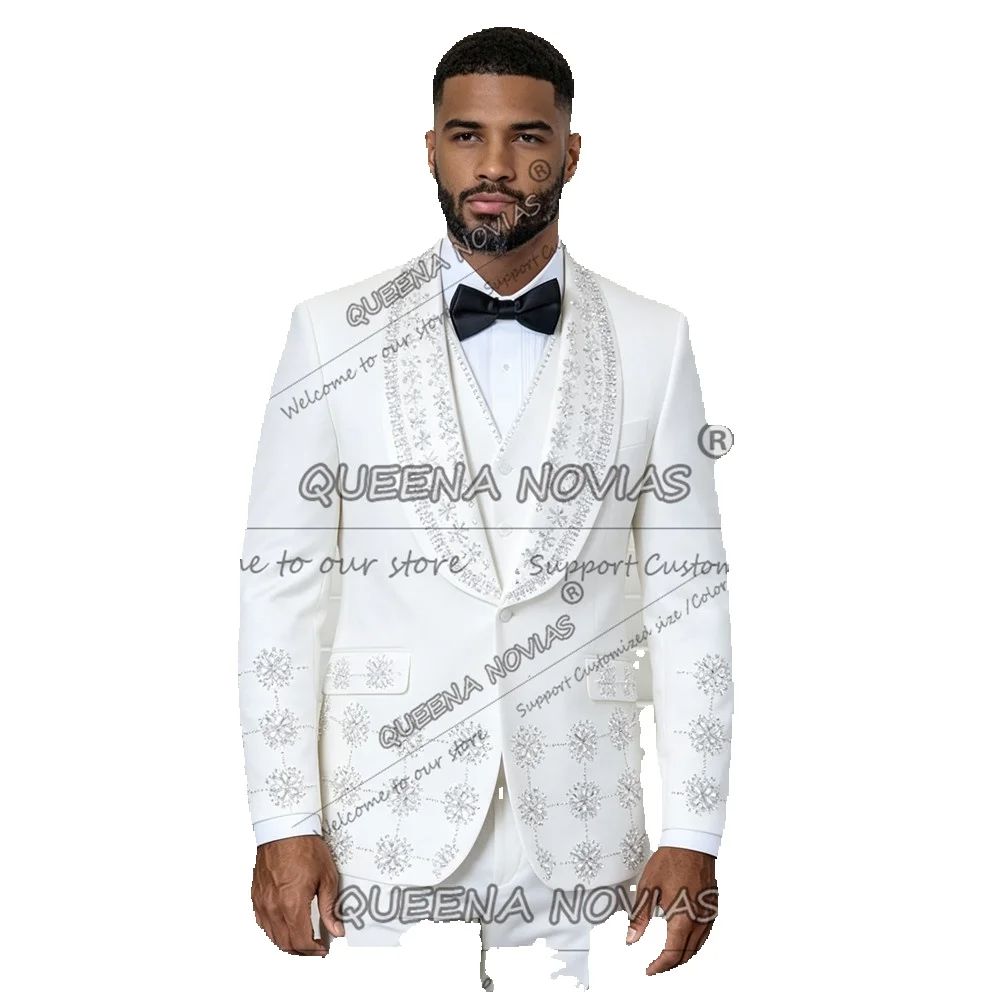 Traje Blanco Exclusivo para Ho - Men'S Formal Wear Jewelry reseña y precio