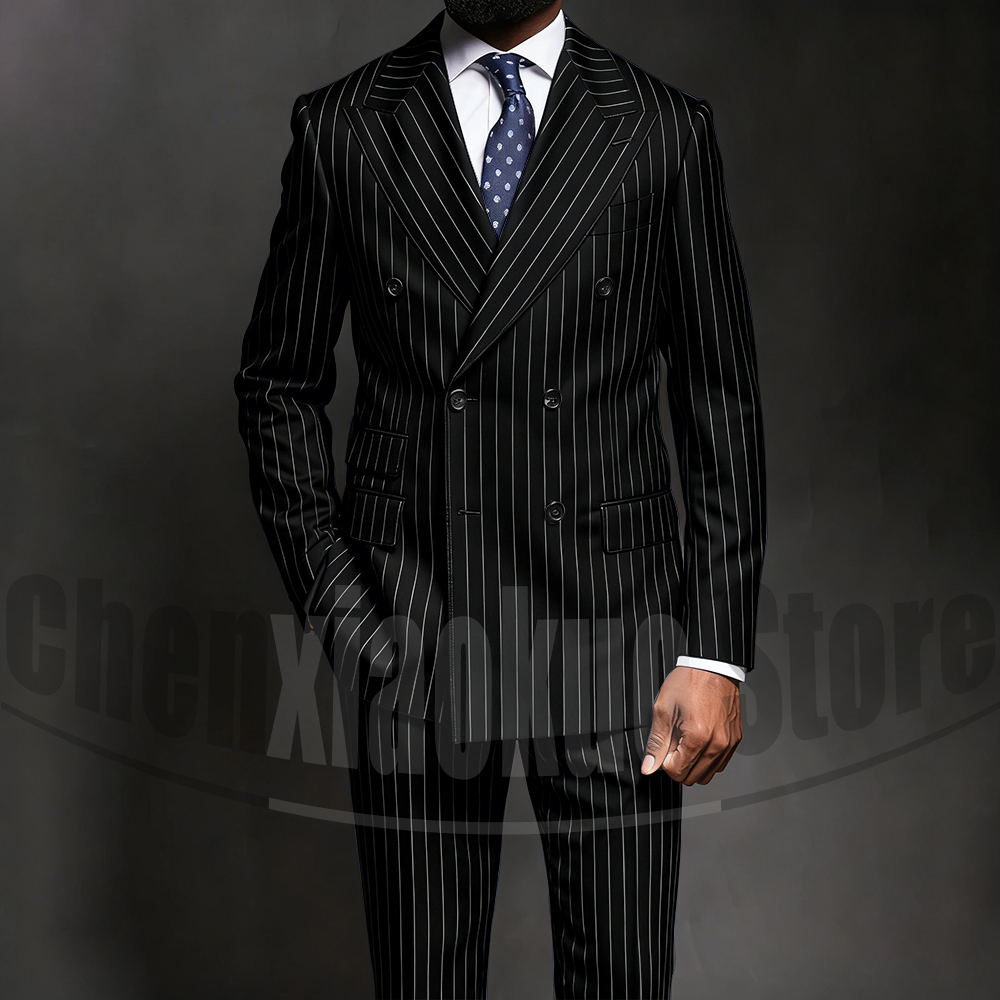 Traje de hombre azul marino a  - Men Formal Wear Fashion reseña y precio