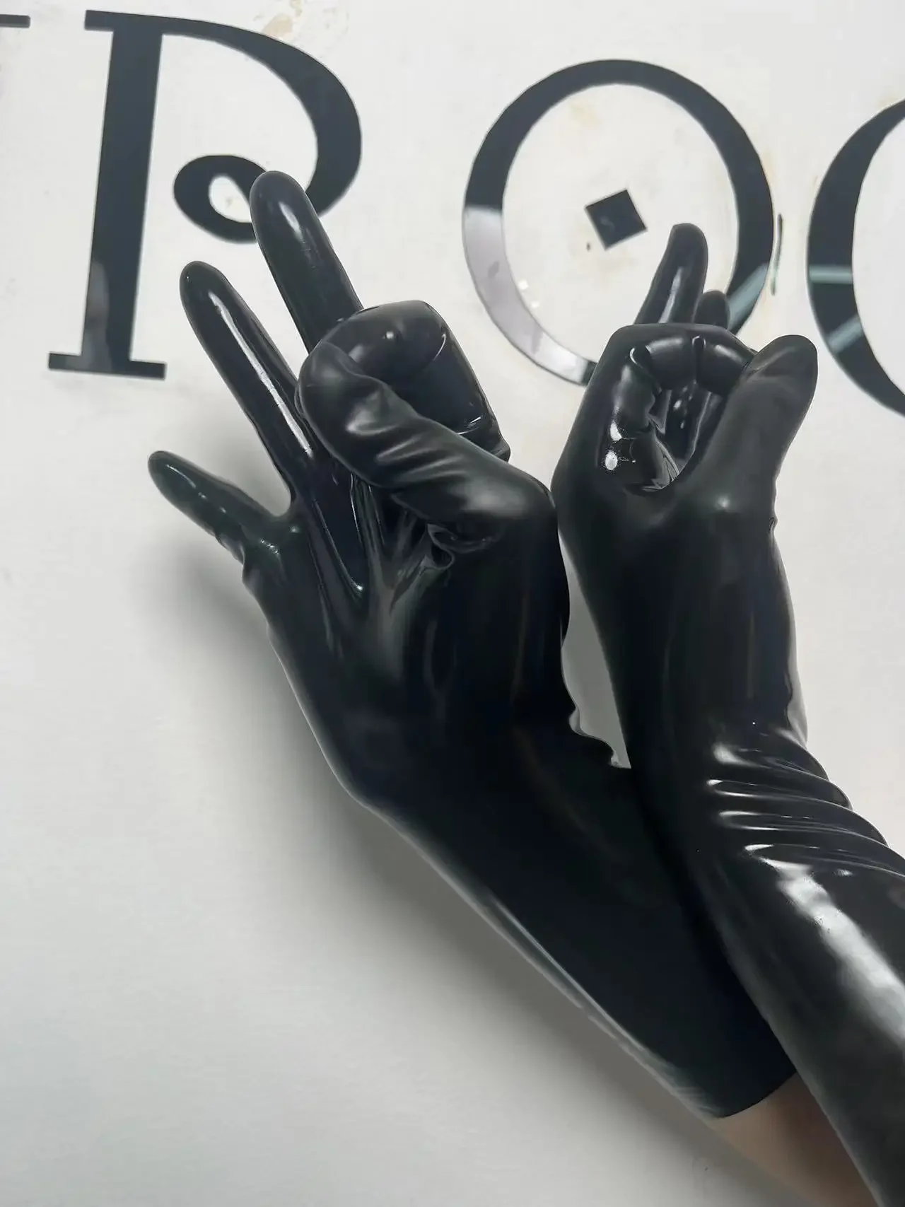 Guantes fetiche de látex para  - Formal Wear Gloves Men reseña y precio