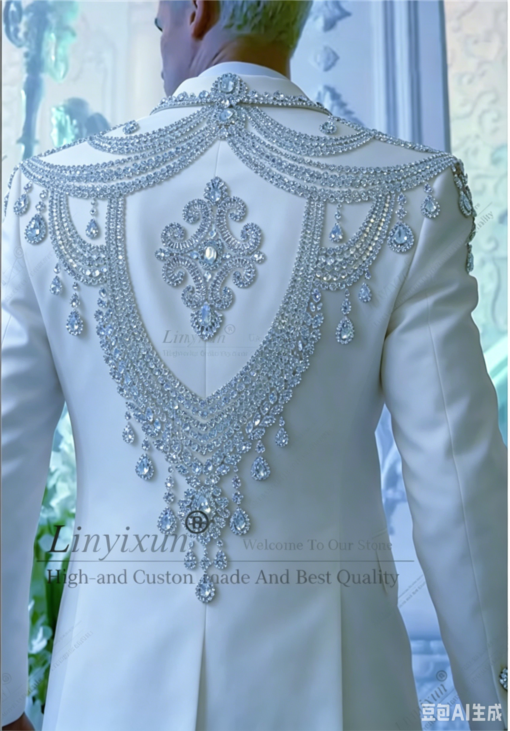 Elegantes trajes de esmoquin c - Men'S Formal Wear Jewelry reseña y precio