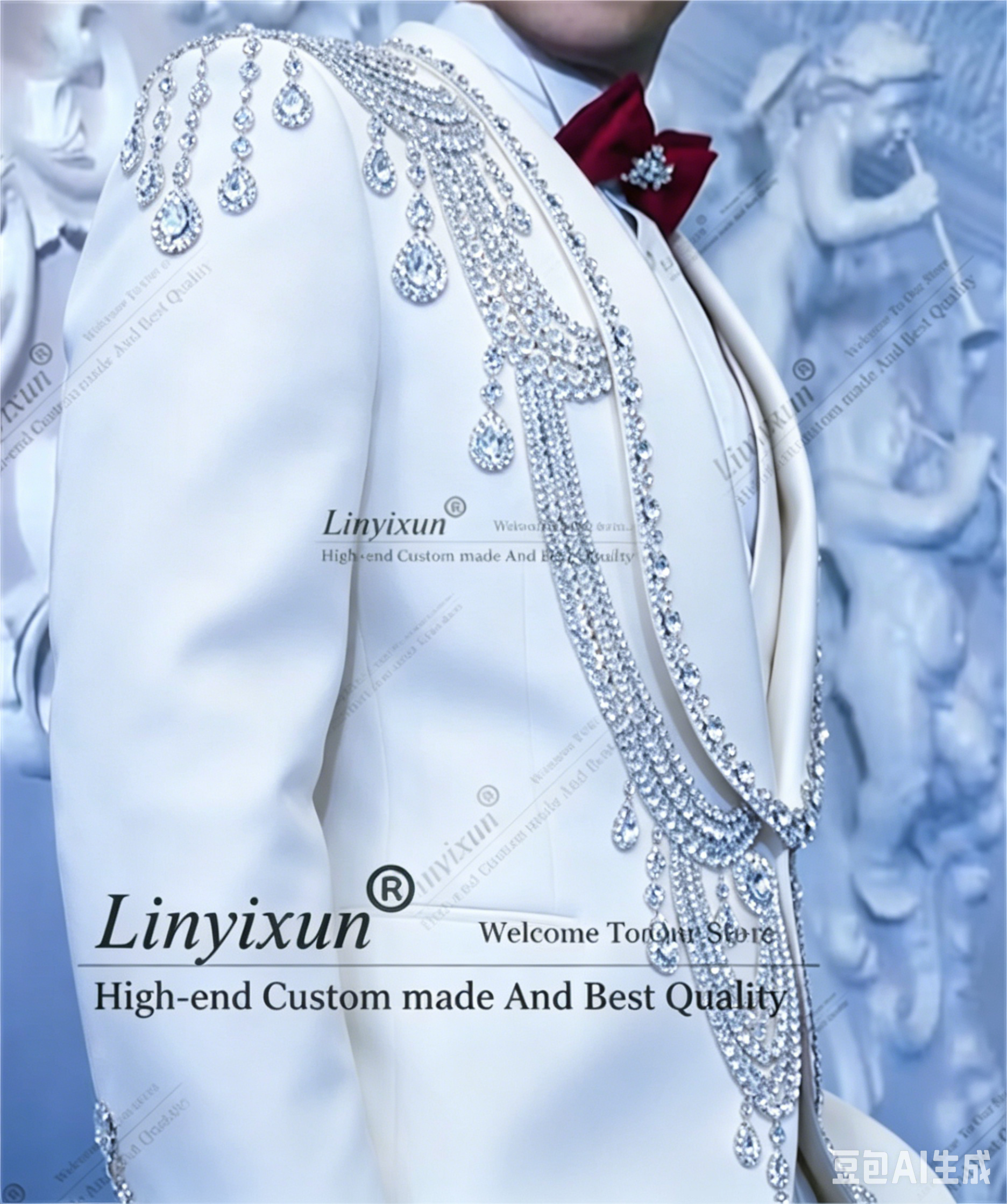 Elegantes trajes de esmoquin c - Men'S Formal Wear Jewelry reseña y precio