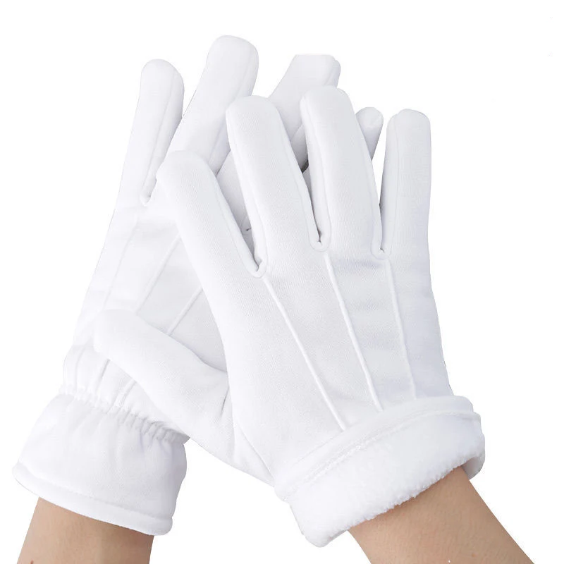 Guantes cálidos blancos para h - Formal Wear Gloves Men reseña y precio