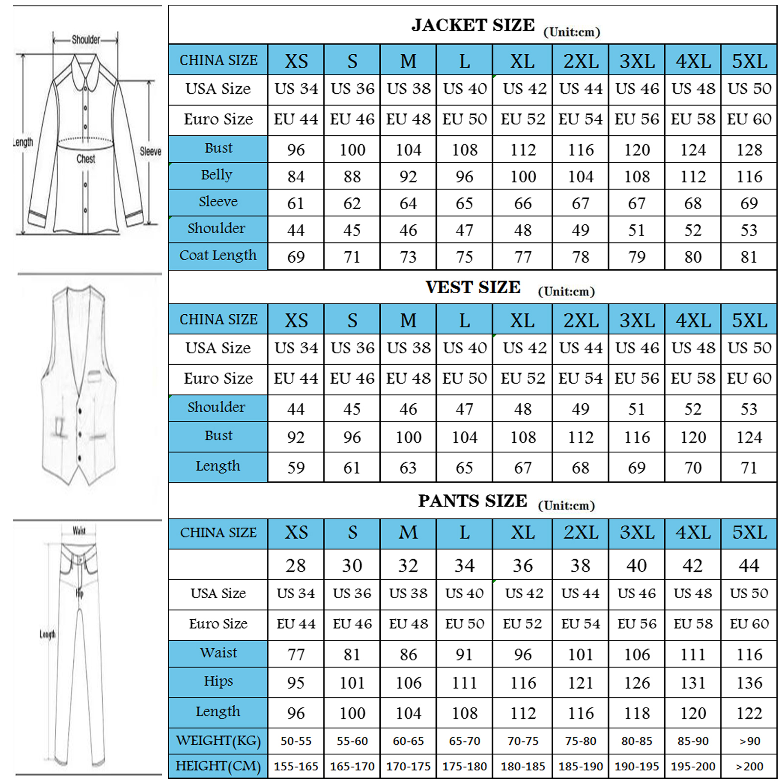 Trajes con cuentas de joyería  - Men'S Formal Wear Jewelry reseña y precio