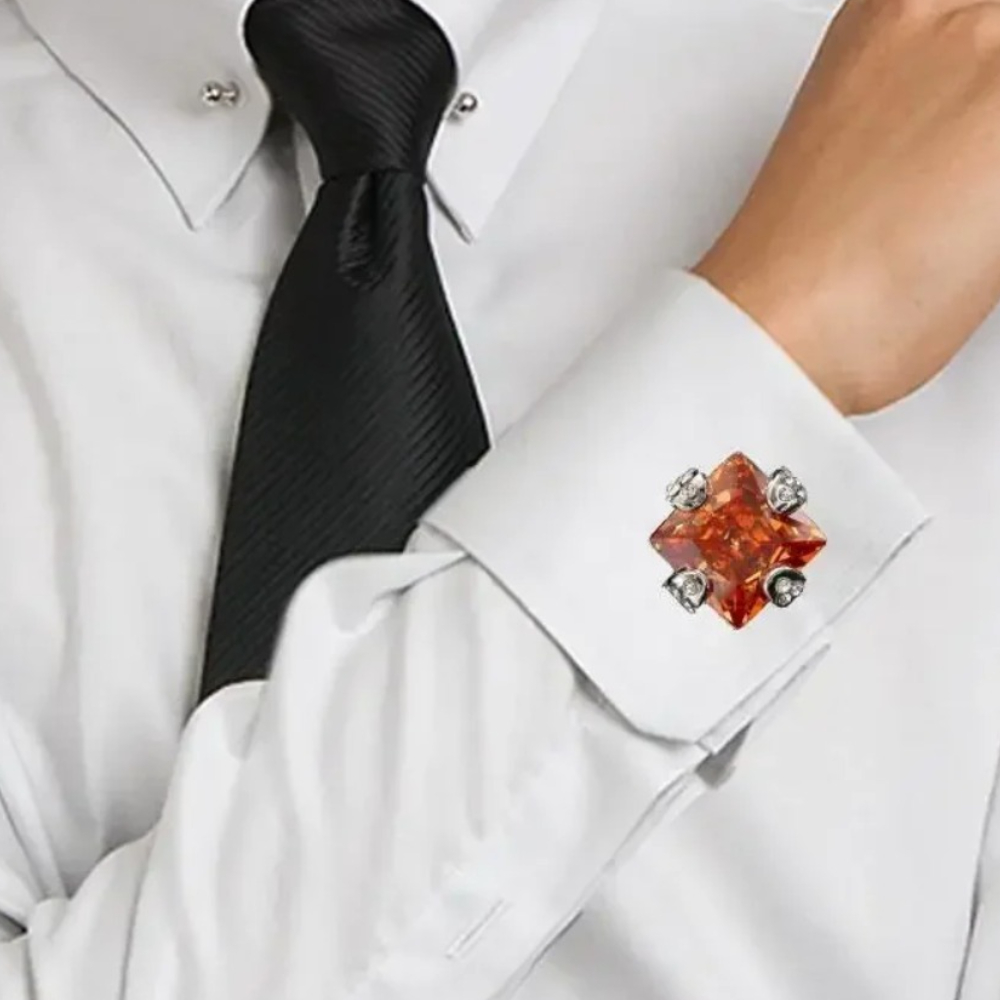 Gemelos de lujo con diamantes  - Men'S Formal Wear Jewelry reseña y precio