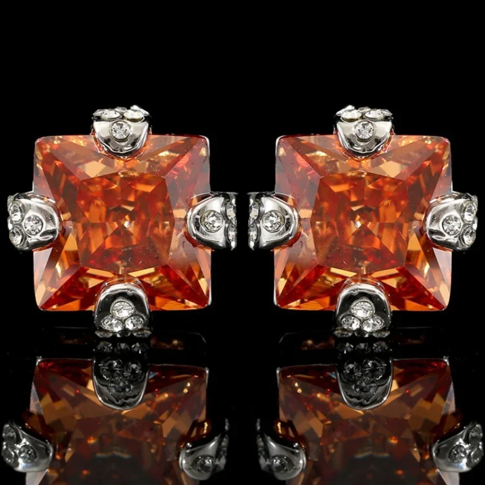 Gemelos de lujo con diamantes  - Men'S Formal Wear Jewelry reseña y precio