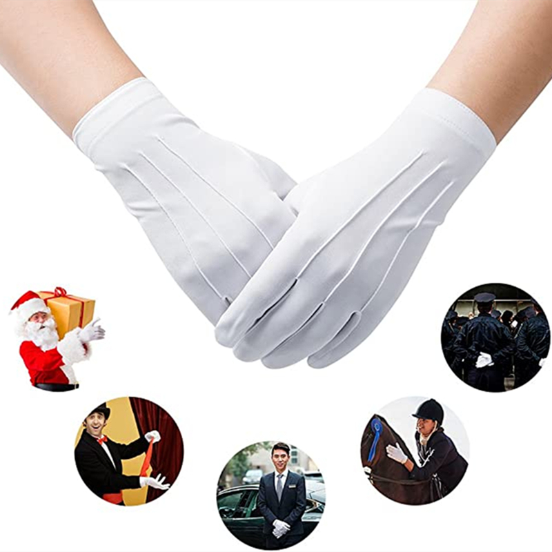 Guantes de algodón blanco para - Formal Wear Gloves Men reseña y precio