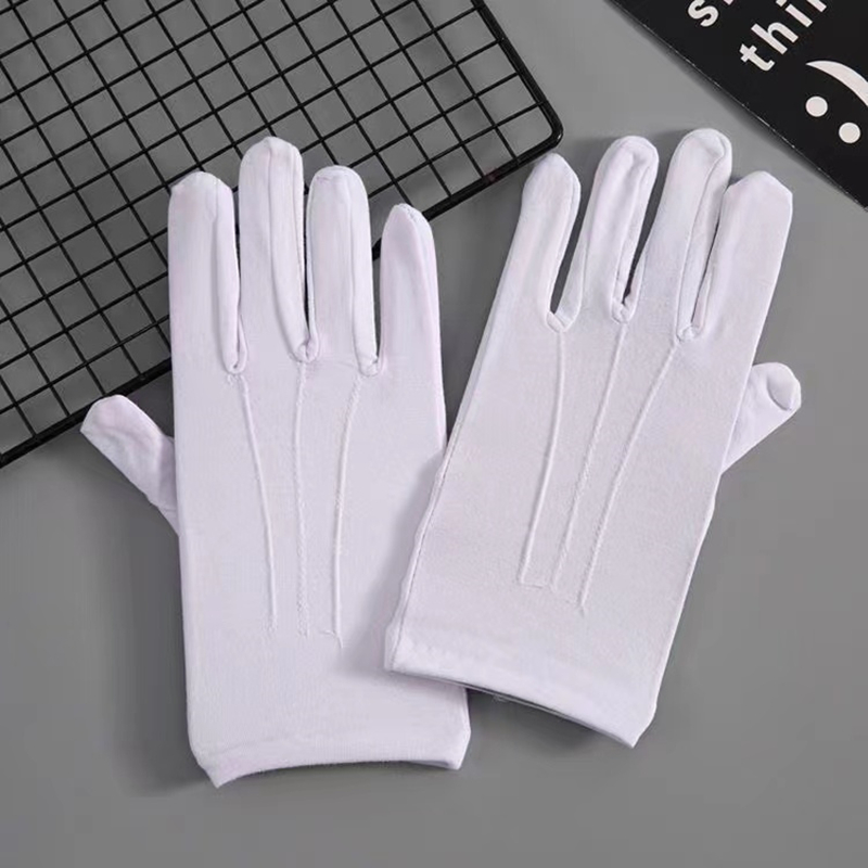 Guantes de algodón blanco para - Formal Wear Gloves Men reseña y precio