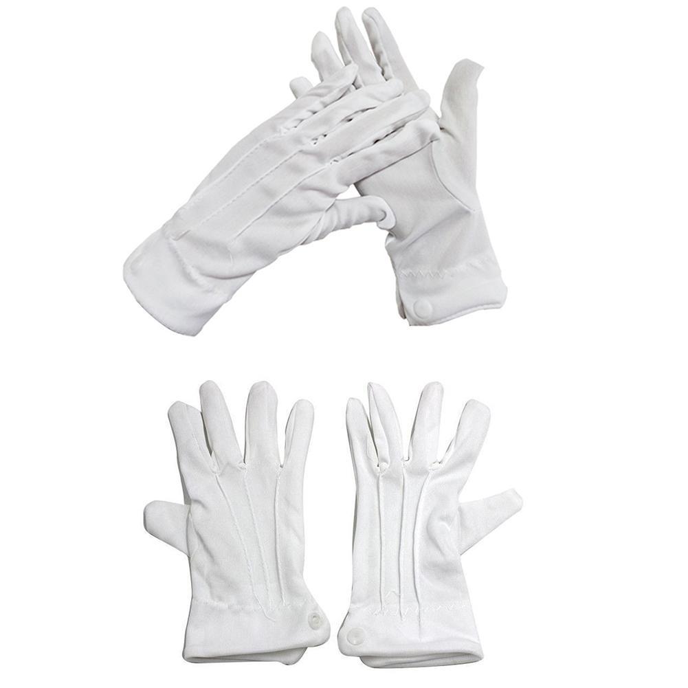 1 par de guantes blancos de al - Formal Wear Gloves Men reseña y precio