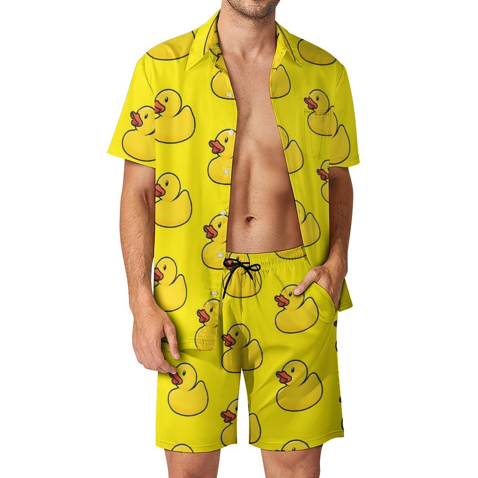 Conjunto de camisa de manga co - Men'S Formal Beach Wear reseña y precio