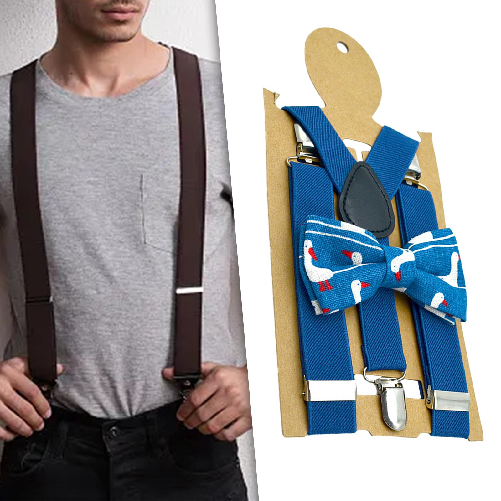Conjunto de Tirantes y Corbata - Suspender Clip Formal reseña y precio